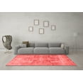thumbnail image 3 of Ahgly Company Indoor Square Persian Red Traditional Area Rugs, 7' Square, 3 of 4