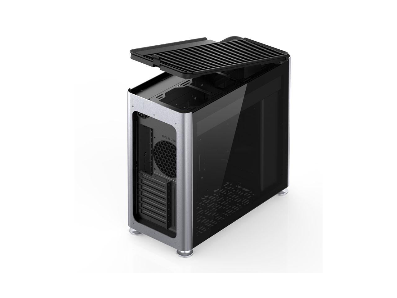 Jonsplus I 400 Itx Dtx Atx E Atx Aluminum Tempered Glass Computer Case Support 360 280 240 1 Liquid Cooling Walmart Com