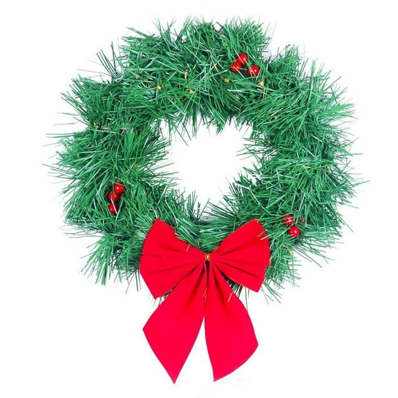 Car Wreath Christmas Automotive Christmas Wreath for Car with LED Lights Artificial Leaves Car Wreath for Truck SUV Holiday Christmas Decorations lovable