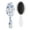 White-586, variant on Rustic Farmhouse Hair Brush, Bloom Blossom Pattern Detangling Paddle Brush with Artistic Watercolor Floral Design