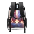 thumbnail image 2 of Sikiie Heart Sky Bird Couple Clear Backpack, Transparent Bookbag for School for Women Men, Capacity Clear Bag for College, Travel, 2 of 7