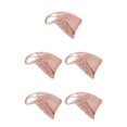 thumbnail image 1 of Decodeary Restez Organisé et à la Mode avec Sac à Bandoulière Réutilisable Large Application Sac de Plage en Paille Mélangée Rose 5Set, 1 of 6