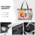 thumbnail image 3 of Pofeuu Christmas Gingerbread Cookies Print Beach Bag,Waterproof Sandproof Beach Tote Bag, Large Capacity Foldable Beach Bags for Women, 3 of 7