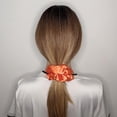 thumbnail image 2 of 6 count Satin Silk Scrunchies and Hair Accessories - Soft Satin Hair Ties, Fashion Hair Bands, Hair Bows, Ropes, Elastic Ponytail Holders for Women and Girls (4.3 inch, Orange), 2 of 6