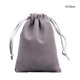 thumbnail image 2 of Qarigey Estuche para joyería Bolsos pequeños con cordón Embalaje Exhibición Goodies Regalos Almacenamiento para teléfonos móviles Ropa, zapatos y accesorios Miscelánea Gris oscuro-15*20, 2 of 6