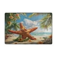 thumbnail image 4 of Ryvnso Cute Star Fish Tropical Palm Area Floor Mats Large Nursery Rugs Non-Slip Carpets Doormat 72" x 48", 4 of 7