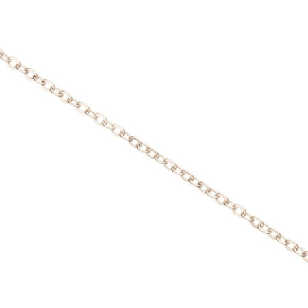 Antique Silver Flat Cable Chain, Antique-Silver Plated Brass 1.5mm Sold per pkg of 5 Ft