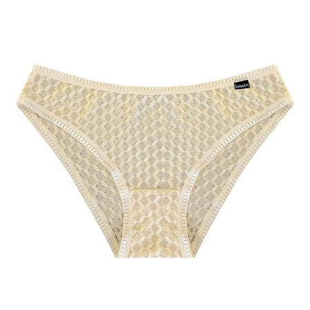 

ViLaViDe Women s Fashion Fashion Lace Underwear Fashion Mesh Fashion Low Waist Briefs Underwear Panties