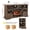 Reclaimed Barnwood 05, variant on 28 inch Infrared Electric Fireplace Insert with Touch Panel, Smokeless Firebox with Fixed Trim Kit and Crackling Sound, Antique Black Tempered Glass Home Decor Heater for Living Room