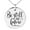 Gold, variant on Stainless Steel Be Still & Know Psalm 46:10 Engraved Small Medallion Circle Charm Pendant Necklace