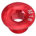 thumbnail image 2 of CANSUCC M18 Tornillos de cubierta de manivela de bicicleta de montaña Tornillo de fijación de brazo de bielas de bicicleta a prueba de herrumbreRojo, 2 of 10