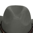thumbnail image 6 of dmqupv Boys Beach Hat Toddler Boys Girls Wide Brim Cowboy Hat Unisex Western Sun Hat for Kids Outdoor Play Youth Cowgirl Hats Grey,3-18 Years, 6 of 7