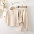 thumbnail image 2 of Boys And Girls Toddler Fall Winter Clothes Long Sleeve Sweatshirt Pullover Tops + Joggers Pants Outfit Set Back-To-School Set 6-12 Months 12-24 Months 2T 3T 4T 5T 6T Set 6-12 Months, 2 of 6