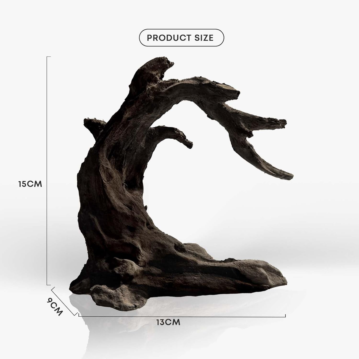 Driftwood for Aquarium Resin Model pH Neutral Rocks for Aquascaping, Hardscape
