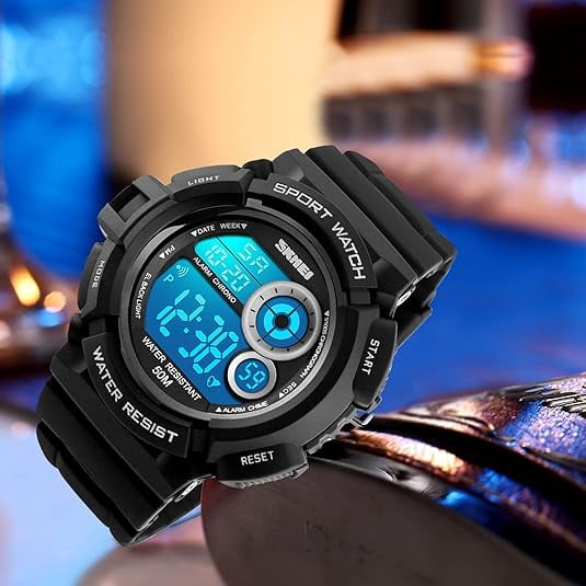 Reloj deportivo negro hotsell