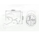 thumbnail image 5 of Casco de bicicleta de cara completa con forro desmontable resistente a impactos, casco de bicicleta de montaña y carretera, accesorios de ciclismo Negro titanio, 5 of 8