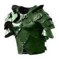 thumbnail image 4 of Chaleco medieval Strade Fareast Limited con remaches de metal Verde, 4 of 7