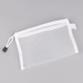 thumbnail image 3 of Clear Zipper Pouches Mesh Organizer Bags Nylon Zipper Pouch Transparent Nylon Mesh Zipper Bags Quicks Find Storage Solution Durables And Portable Transparent Nylon Mesh Zipper Bags For All, 3 of 4