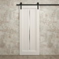 thumbnail image 3 of Modern Barn Door 32 x 96 inches | Ego 5014 Painted White Oak | 6.6FT Rail Track Heavy Hardware Set | Solid Panel Interior Doors, 3 of 5