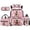 Bow Duck, variant on KUIFORTI US Flag Bow Bookbag and Lunch Box Kid Bookbag Set of 4 Boys School Backpack Pencil Bags Water Bottle Sleeve Durable for Elementary Middle School