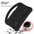 thumbnail image 5 of Kids Case for Samsung Galaxy Tab A7 Lite 8.7" Tablet, Dteck Kid-Safe Shock Proof Light EVA Foam Cover Rugged Protective Handle Stand Heavy Duty Case for Galaxy A7 Lite 2021 (SM-T220/T225), Black, 5 of 8