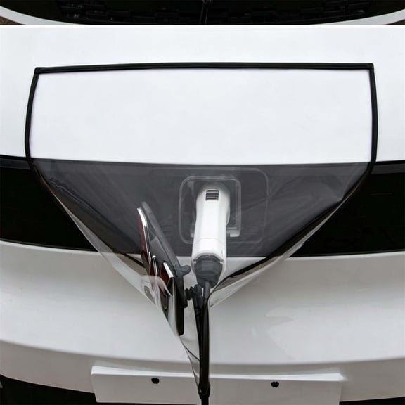 EV Charger Rain Cover, Waterproof Charging Port Protector for Electric Vehicles, Outdoor Car Charging Port Cover for All-Weather Protection