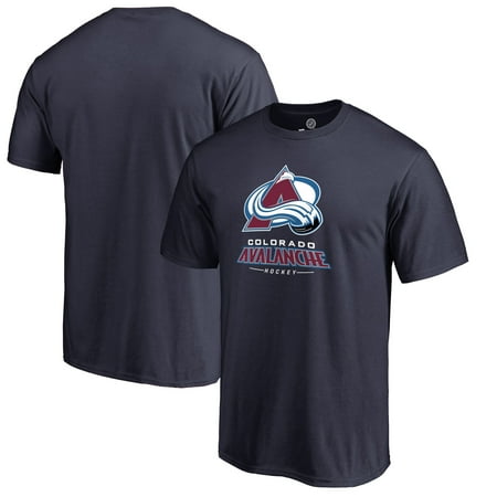 Colorado Avalanche Team Lockup T-Shirt - Navy