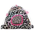 thumbnail image 2 of Cartoon Parrot Tent Coral Mat Hut Cage Snuggle Bed Mat for Parrot Birds 03#, 2 of 13