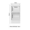 thumbnail image 3 of Gabinete Bajo Cocina Madesa Lux 40cm Sin Encimera BN, 3 of 5