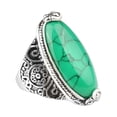 thumbnail image 1 of sweethay Anillo de aleación estilo bohemio para mujer, anillos de decoración, joyería, regalo portátil, vestirse para fiesta de boda, Ropa, zapatos y accesorios Miscelánea Verde, 1 of 6