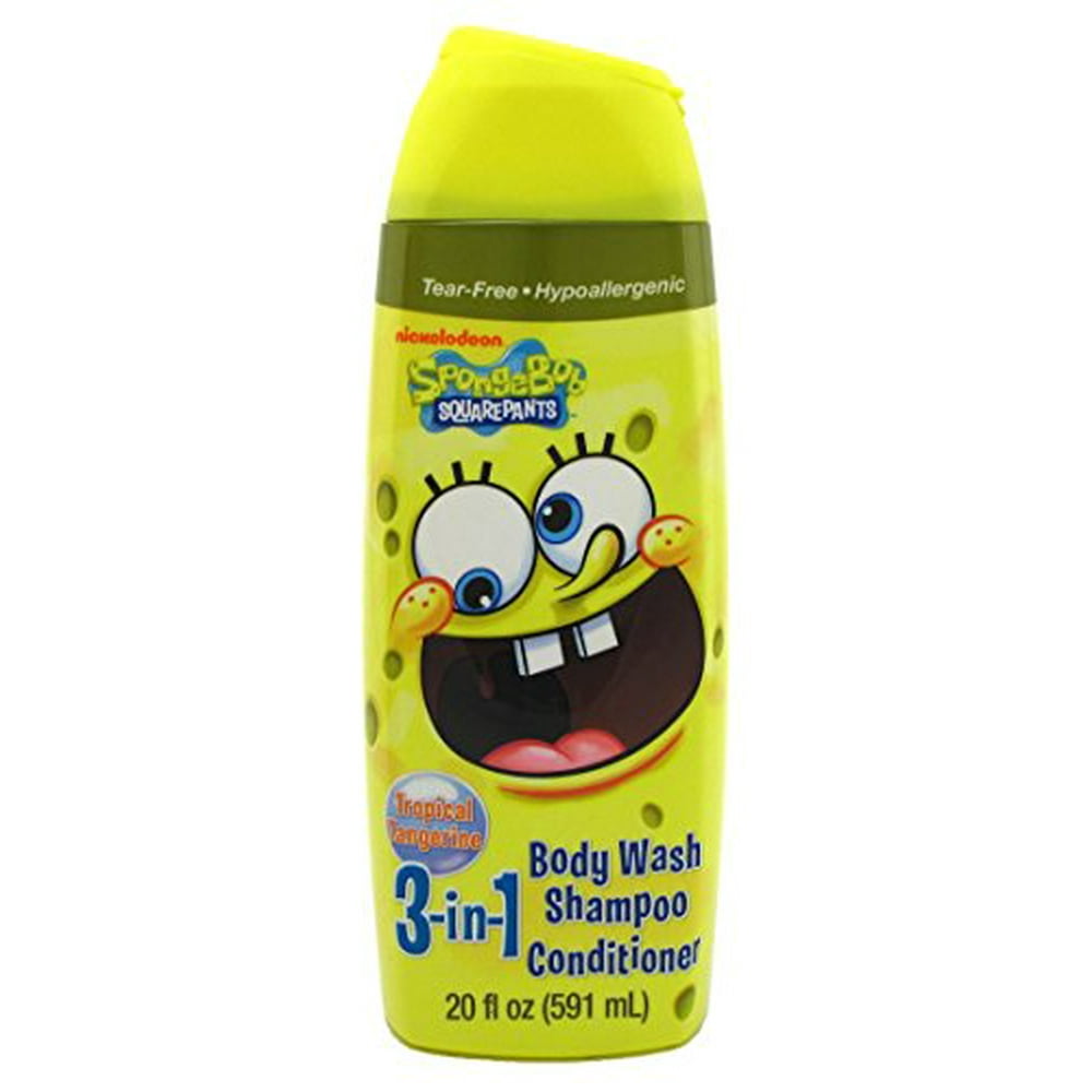 Nickelodeon SpongeBob 3 In 1 Body Wash