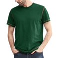 thumbnail image 1 of adviicd Chemises de Golf pour Hommes T-Shirt Col Rond Manches Courtes Été Décontracté Vert,L, 1 of 5