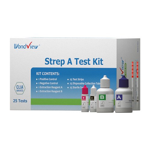 Wondview Strep A Throat Swab Test 25 Tests