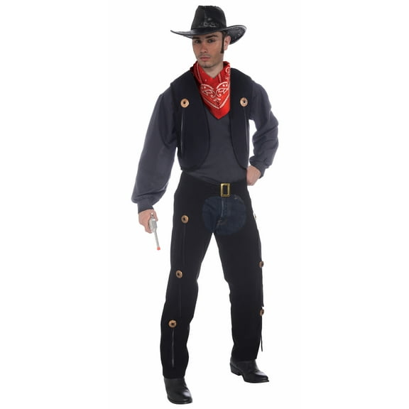 Vest and Chaps Set Costume - Adult Standard Standard