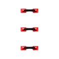 thumbnail image 4 of Ruiboury PVC Nylon Strap Armrest Grab Handle Inflatable Canoe Kayak for Red 31x7CM 3Set, 4 of 6