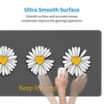 thumbnail image 5 of Bingfone Keep Life Simple Daisy Flower Large Gaming Mouse Pad,Extended Desk Mousepad With Stitched Edges,Non-Slip Base,Water Resist Keyboard Pad For Gamer, Office & Home, 29.5 X 16 In, 5 of 9