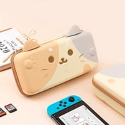 GeekShare Cat Ears Carry Case for Nintendo Switch/OLED - Portable Hardshell Slim Travel Case fit Nintendo Switch Console & Accessories