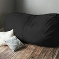 thumbnail image 4 of Jaxx 7 ft Giant Bean Bag Sofa, Black, 4 of 4