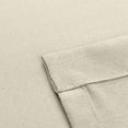 thumbnail image 6 of Curtainking Beige Kitchen Curtains Casual Weave Short Curtains Semi Sheer Cafe Curtains 45 inch Length Tier Curtains Half Window Treatments 2 Panels, 6 of 7