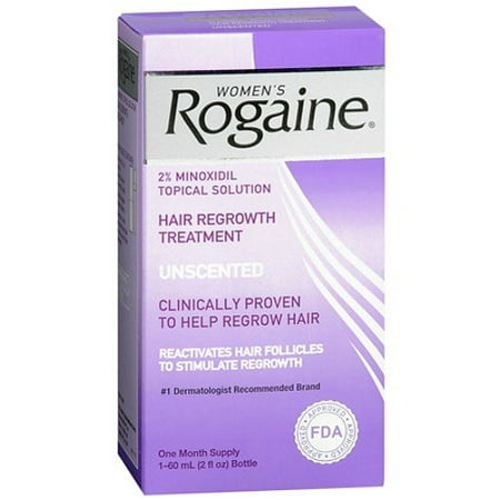 Unscented 3 Month Supply - 3 Pack Women's Rogaine Hair Regrowth Treatment Unscented 1 Month Supply Each