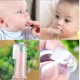 thumbnail image 2 of Baby Finger Toothbrush,transparent Food Grade Silicone Teeth Cleaner Oral Cavity Cleaning Brush With Storage Case For Infant Kids Toddler(6pcs-white), 2 of 5