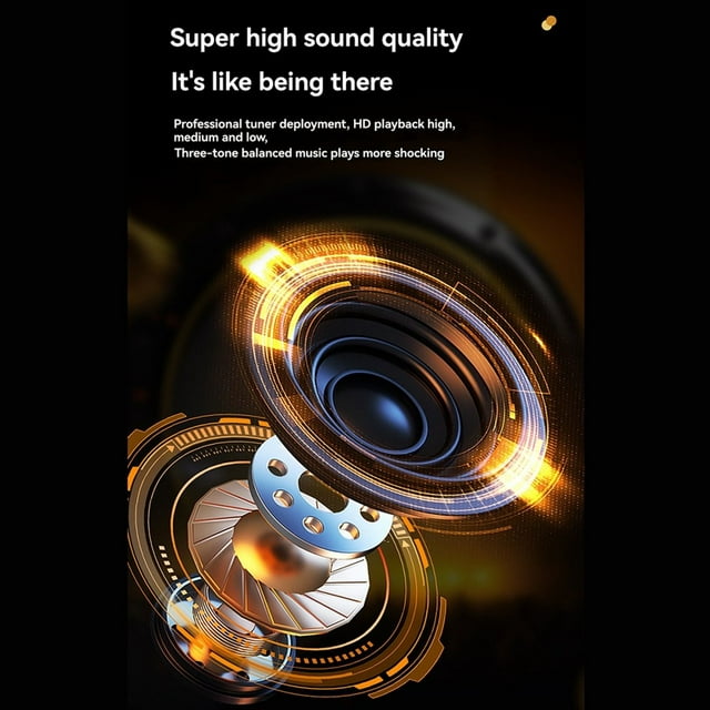 Amplificador de Piano y Guitarra, Batería Electrónica, Altavoz Bluetooth, Altavoces Inalámbricos con Luz LED RGB, Regalo Amarillo.