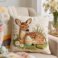 thumbnail image 6 of SLYNSHome Spring Throw Pillow Covers Vintage Animal Flowers Pillow Cases Cottagecore Pillow Cover for Couch Sofa Decor, 6 of 7