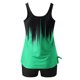thumbnail image 3 of Modesto Trajes de Baño para las Mujeres Multicolor Gradiente Impresión de Espalda Recorte, Pantalones Cortos de Cintura Alta Y Sling Top para la Playa, la Piscina Y las Vacaciones, 3 of 6