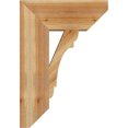 thumbnail image 3 of Ekena Millwork 6"W x 18"D x 26"H Olympic Slat Rough Sawn Bracket, Western Red Cedar, 3 of 4