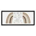 thumbnail image 2 of Stupell Industries Different Is Beautiful Motivational Quote Neutral Tone Rainbow, 30 x 13, Design by Lux + Me Designs, 2 of 5