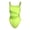 Yellow, variant on VerPetridure One Piece Bathing Suits for Women High Cut Women Summer Fashion Solid Hollow Tank Top One Piece Bikini Swimsuit Women Swimwear