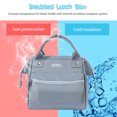 thumbnail image 4 of Bento Case Organizador Bolsas Bolsas impermeables para refrigerios para mujeres y niños (Azul L) JShteea Libre de BPA, 4 of 9