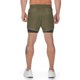 thumbnail image 3 of Naiovety 2021 pantalones cortos para correr de camuflaje para hombres 2 en 1 de pisos de secado rápido pantalones cortos deportivos para gimnasio Uniforme atlético ejercito verde L Naiovety OD2835-02B, 3 of 6