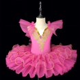 thumbnail image 3 of Trajes de Ballet para niñas, disfraces de cosplay para niños pequeños, tutú de bailarina, vestido de baile para niños, disfraces de baile del lago de los Cisnes, ropa, 3 of 5